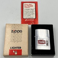 Briquet Zippo 1981 Coca-Cola