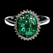 925 Bague en Argent Princesse