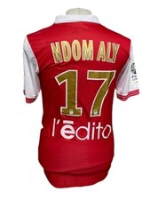 Maillot foot football Reims 2016-2017 HOME Porté Taille "L" 17 NDOM ALY