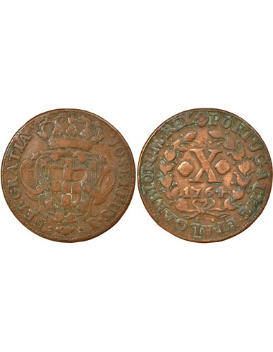 Portugal joseph ier 10 reis - portugal,