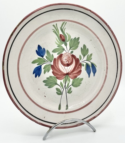 Assiette faïence waly décor - assiette,