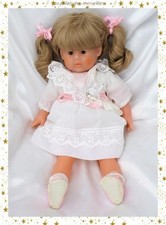 Poupée Vintage Catherine Refabert Robe Blanc Noeuds Rose Corolle 1981