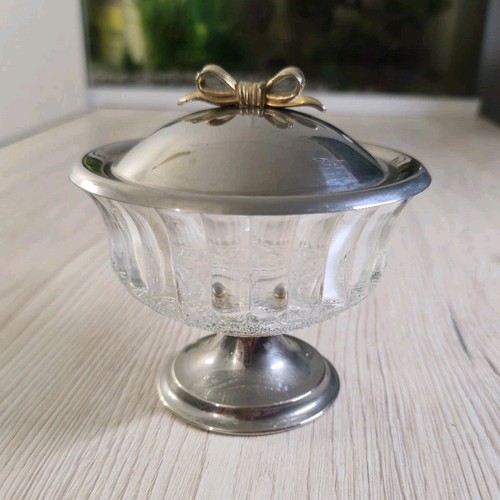 Bonbonnière vintage sur pied