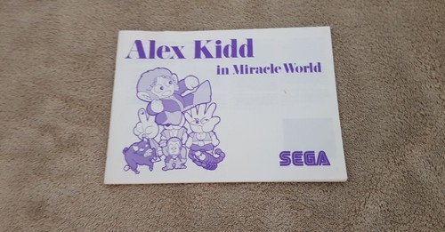 Notice manual alex kidd in - alex,
