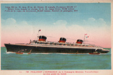 Carte postale Paquebot