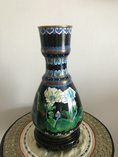 Cloisonne vase carafe bronze - vase,