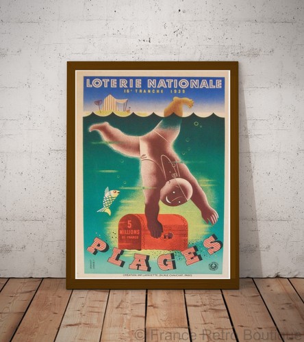 Poster affiche loterie - poster-affiche,