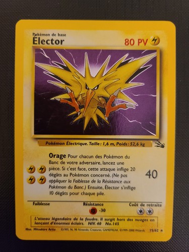 Carte pokemon elector - elector, ed