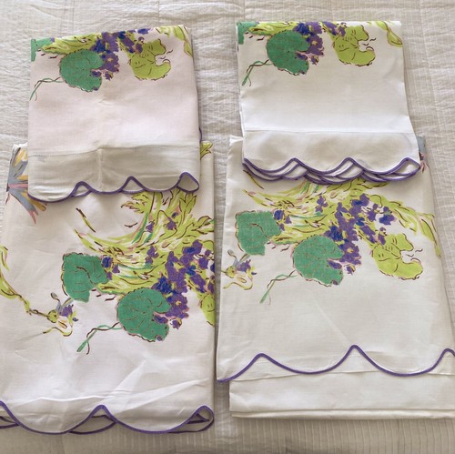 Vintage porthault 2 parures - vintage,