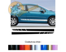 2 X BANDES STRIPES POUR PEUGEOT 207 SPORT GTI AUTOCOLLANT STICKER BD573N-45