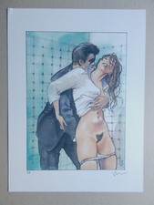 Milo Manara  ( Art Print ) " L' Etreinte "  Epreuve d'Artiste Signée