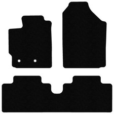 TO09-1 Jeu Tapis De Sol Velour Premium Cuir Noir pour Toyota Yaris II 2005-2011
