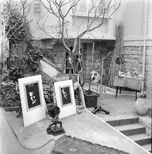 PARIS 1957 Composition Studio Photographe Extérieur - Négatif 6 x 6 - 10
