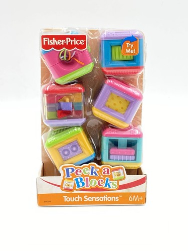 Vtg fisher price peek blocks - peek, a