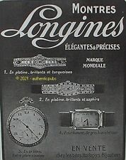 PUBLICITE LONGINES MONTRES