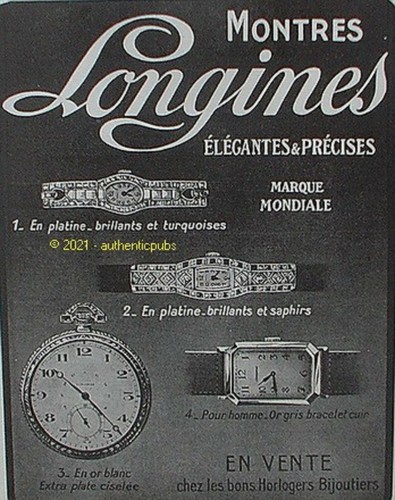 Publicite longines montres - publicite,