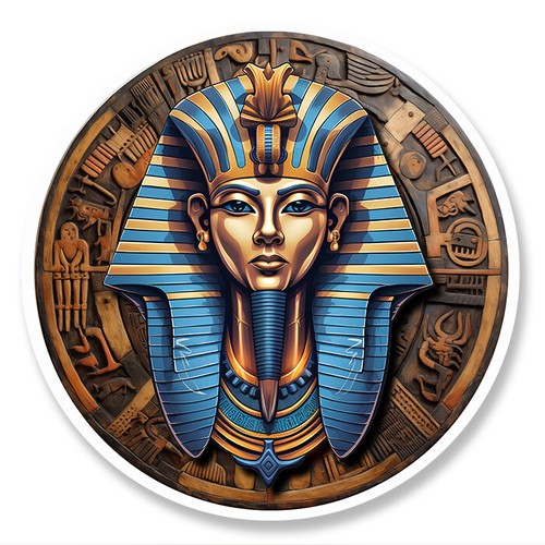Masque visage pharaon - en,