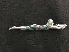 Broche argent email egypte - broche,