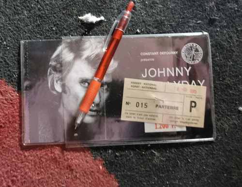 Johnny hallyday billet - hallyday,