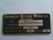 Panneau Type BMW 2002tii 1440