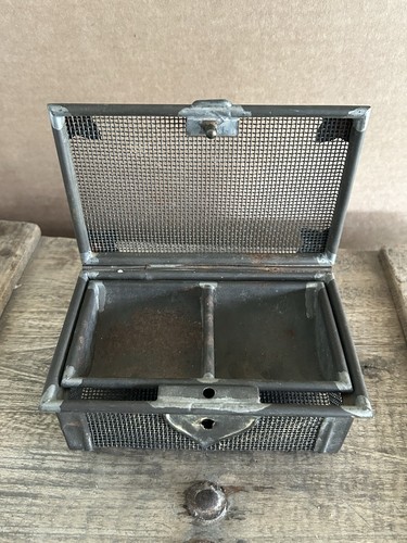 Ancienne boîte grillagé pour - grillagé,
