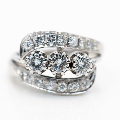 Bague 585 14k blanc - 585/14k, or