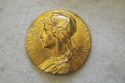 Medaille bronze république - medaille, en