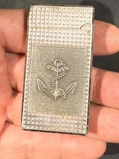 RARE BRIQUET A GAZ FLAMINAIRE  MARINE FRANCAISE OU TROUPES DE MARINE