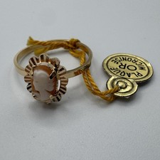 Bague plaqué et camée - bague,