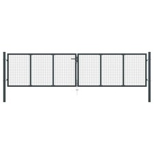 Portail maille jardin acier - portail,