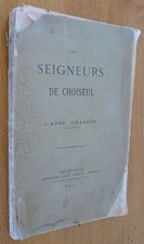 Les SEIGNEURS de CHOISEUL par