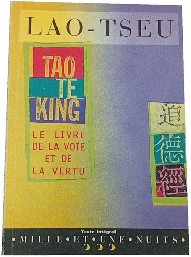 Tao king livre de la - tao,