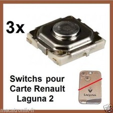 3x Switchs bouton de clé