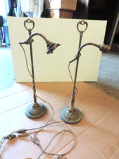 🟢 2 ANCIENNE LAMPE BUREAU