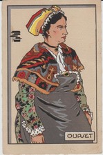 CPA ORCET (63) JEUNE FEMME D' ORCET par G. GEO-FOURRIER