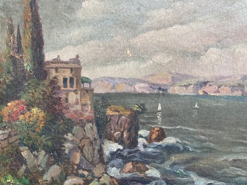 Belle peinture bord mer - de,