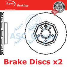 2x Apec BRAKING 316mm Ventilé