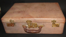 1940 Valise vanité En Bois Et Peau cochon par kaufmann and company vanity case