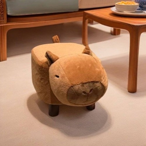 Tabouret capybara peluche - capybara,