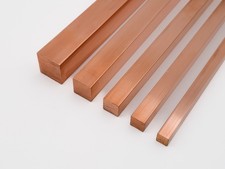Barre cuivre Cu99,9 carré