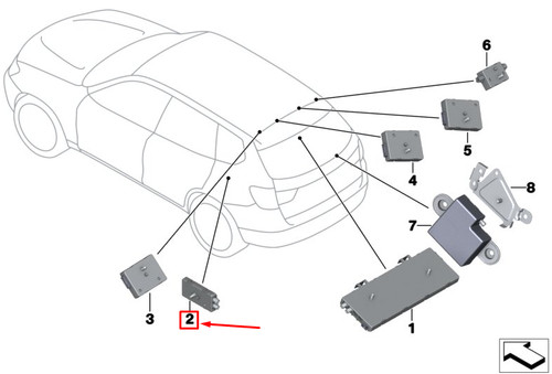 Amplificateur bmw f26 - bmw, x4