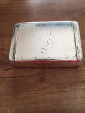 porte carte de visite De Bureau En Métal Poli Revêtu Argent Fin En Finition