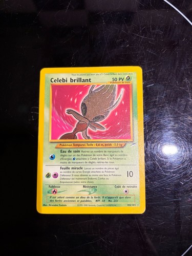 Carte pokemon celebi - celebi, brillant