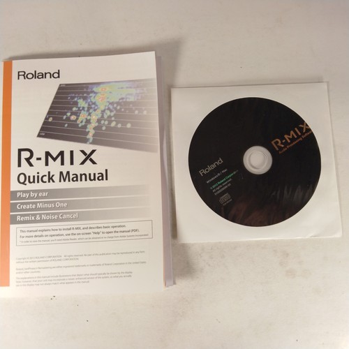 Roland mix quick manual - r-mix,
