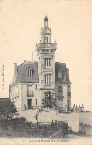 Cpa chateau saint pierre - 23, de