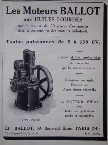 Publicité les moteurs - publicitÉ, ballot