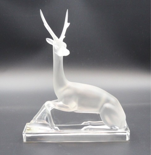Figurine cerf lalique - cerf, ornement