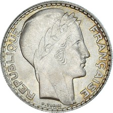 Monnaie, France, Turin, 20 Francs, 1933, Paris, SUP, Argent, Gadoury:852, KM:879