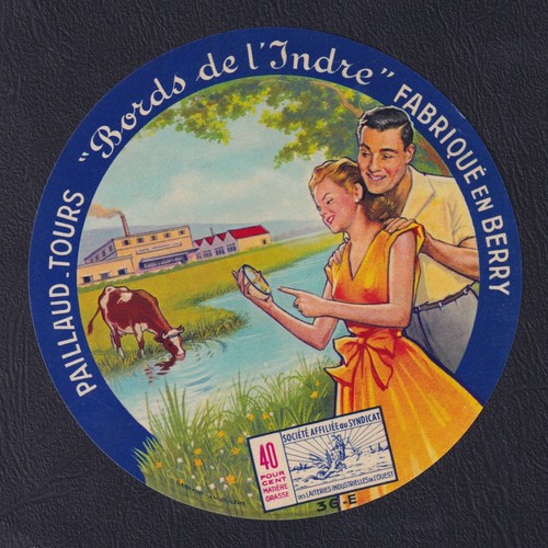 Ancienne étiquette fromage - ,