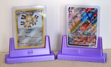 Pokemon  Présentoir violet   pour  Carte Pokemon   en Toploader  model classique